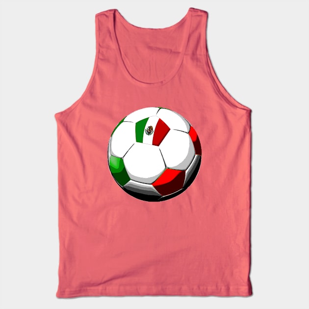 Mexico Soccer Tank Top by asaiphoto